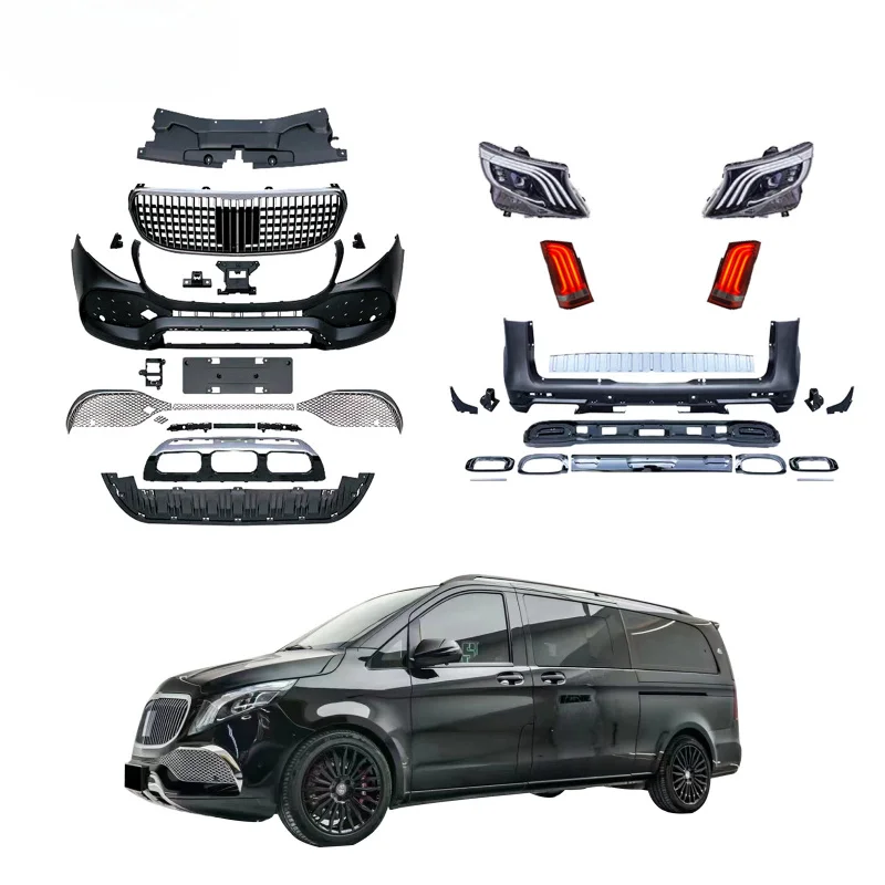 SAAR Genuine Suitable for Mercedes-Benz V-Class Vito W447 Upgrade GLS Maybach Style Full Body Kit Without Hood Version
SAAR Genuine Suitable for Mercedes-Benz V-Class Vito W447 Upgrade GLS Maybach Style Full Body Kit Without Hood Version