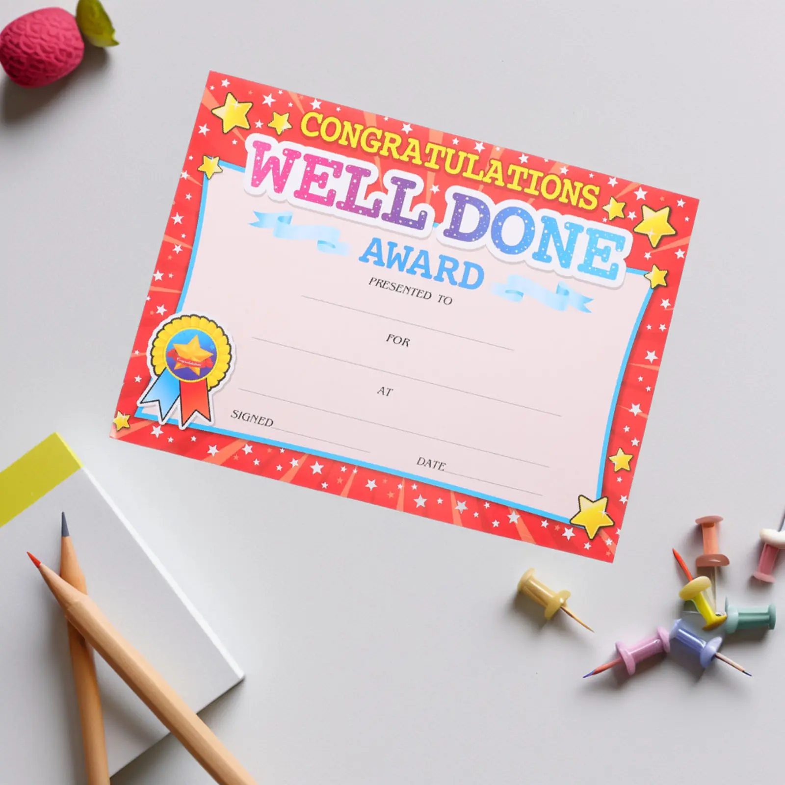 20Pcs Cute Academic Student Award Certificates School Supplies for Teachers Certificate of Achievement Colorful Cartoon Themed
20Pcs Cute Academic Student Award Certificates School Supplies for Teachers Certificate of Achievement Colorful Cartoon Themed