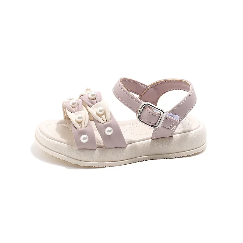 Girls' Sandals 2025 Summer New Style Little Girls' Fashion Pearl Princess Sandals Middle and Large Children's Beach Shoes
Girls' Sandals 2025 Summer New Style Little Girls' Fashion Pearl Princess Sandals Middle and Large Children's Beach Shoes