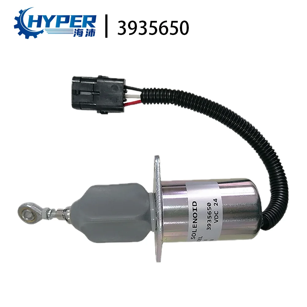 3935650 Diesel Solenoid Valve 24V Diesel Engine Shut Off Stop Solenoid Replacement Kit Fit for SA-4764-24 3935649 12V 3970416
3935650 Diesel Solenoid Valve 24V Diesel Engine Shut Off Stop Solenoid Replacement Kit Fit for SA-4764-24 3935649 12V 3970416
