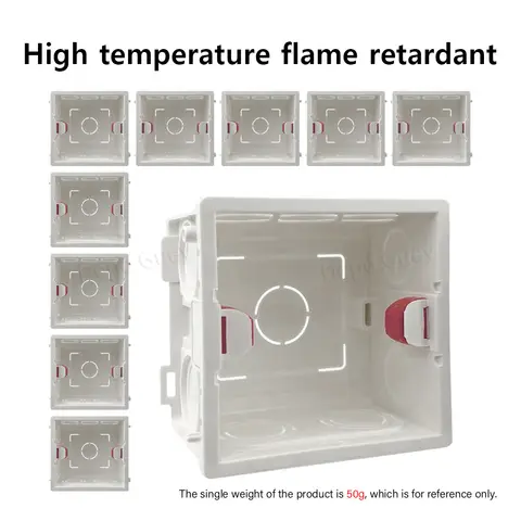 Model 86 Adjustable International Bottom Box, Wall Switch Socket Internal Mounting Box, Electrical Socket and Accessories