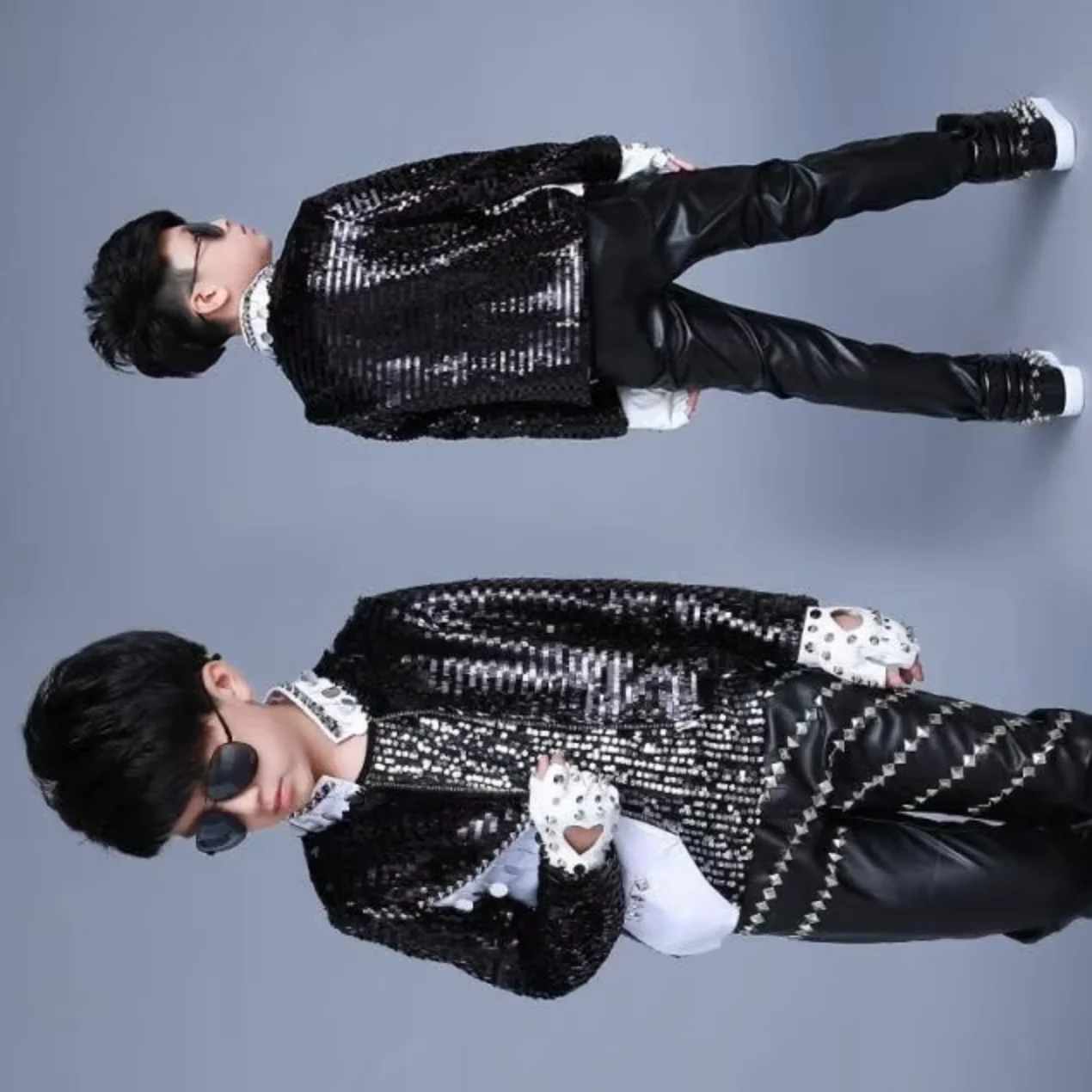 Танцевальные костюмы в стиле хип-хоп для мальчиков, черное пальто с блестками, детская сценическая одежда, одежда для джазовых уличных танцев, детская одежда на день рождения
Танцевальные костюмы в стиле хип-хоп для мальчиков, черное пальто с блестками, детская сценическая одежда, одежда для джазовых уличных танцев, детская одежда на день рождения