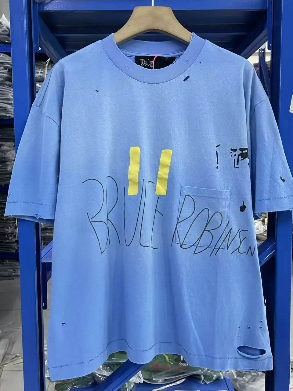 Paly Hollywood 26FW "BRUCE POCKET 'Pocket Print Old Short Sleeve T-Shirt
Paly Hollywood 26FW "BRUCE POCKET 'Pocket Print Old Short Sleeve T-Shirt