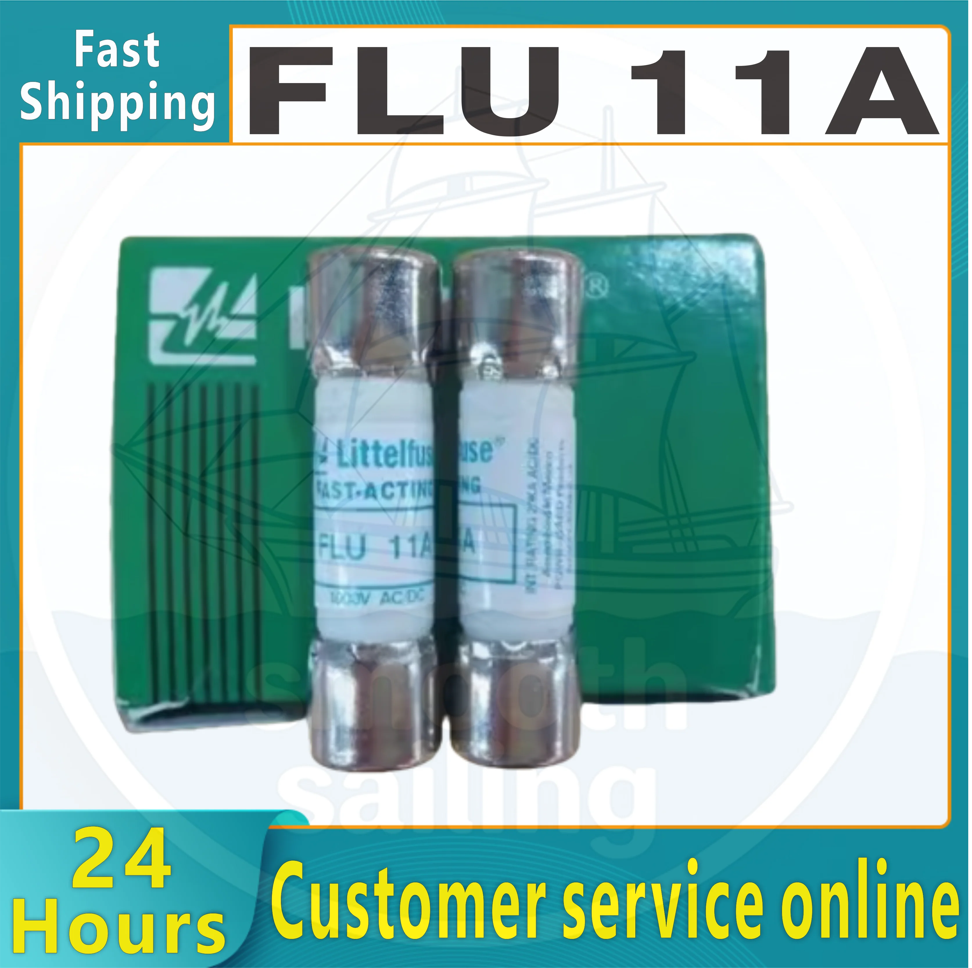 10pcs Brand New Original Flu 11a 10 * 38 Multimeter Fuse 11a 1000v