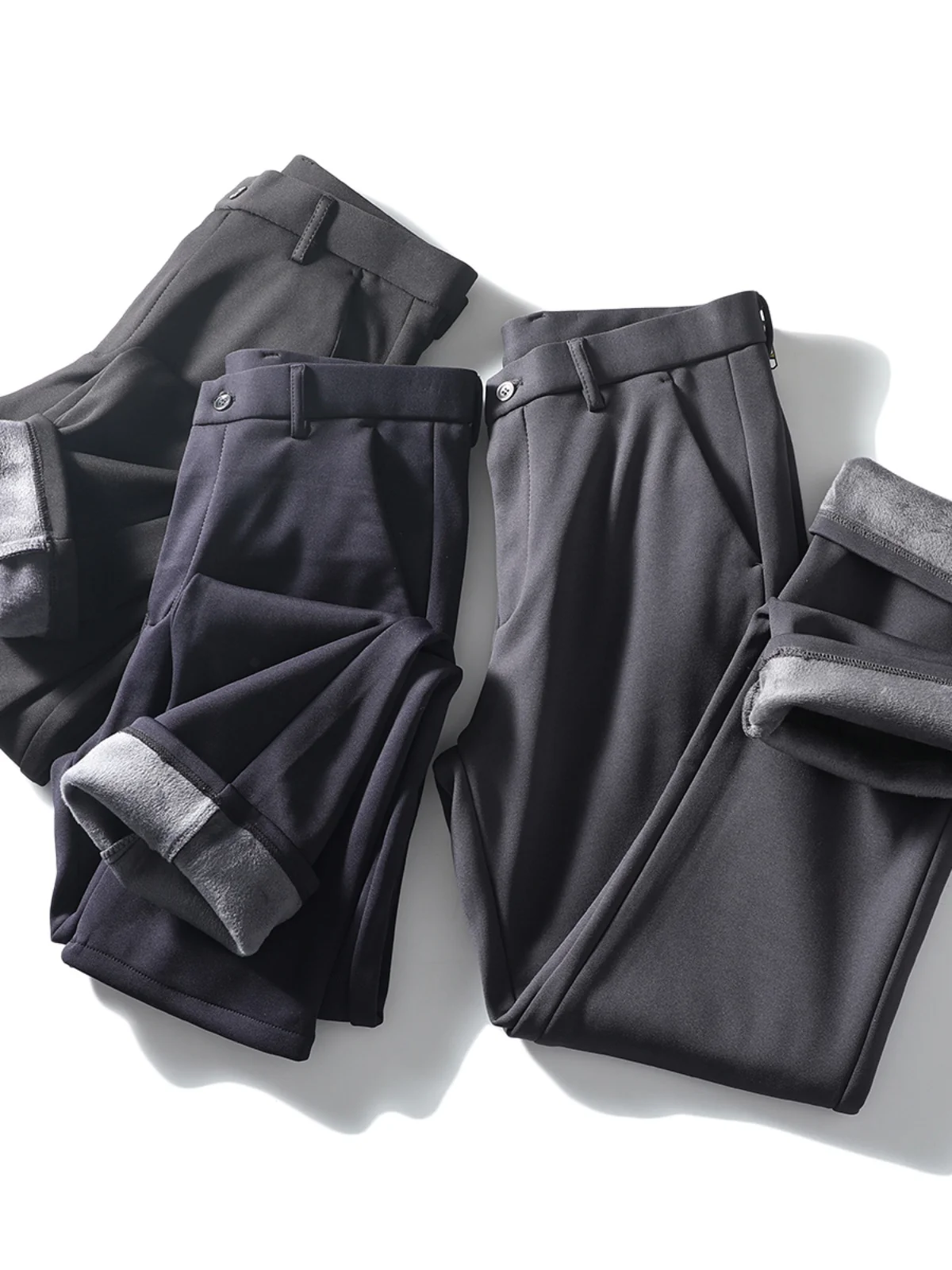 Thiened Fce Busin Casual Pants Men's Autumn Winter Straight Leggings Faionable Urban Sle Youth Long Trousers
Thiened Fce Busin Casual Pants Men's Autumn Winter Straight Leggings Faionable Urban Sle Youth Long Trousers