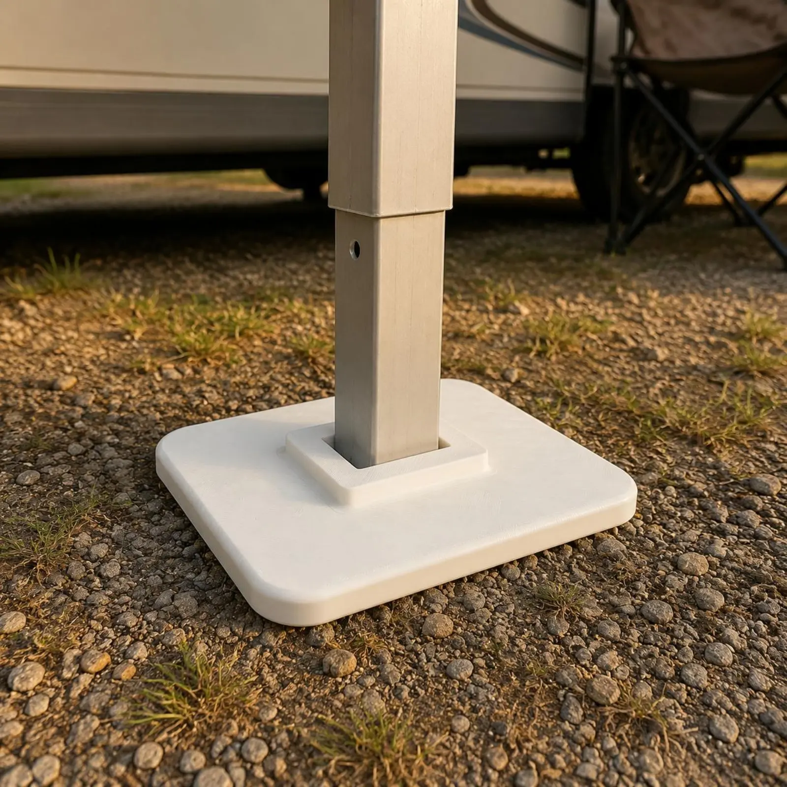 RV Awning Foot Pad Bolt Holes Stabilizer Base Pad Rectangular Mounting Plate Raised Block
RV Awning Foot Pad Bolt Holes Stabilizer Base Pad Rectangular Mounting Plate Raised Block