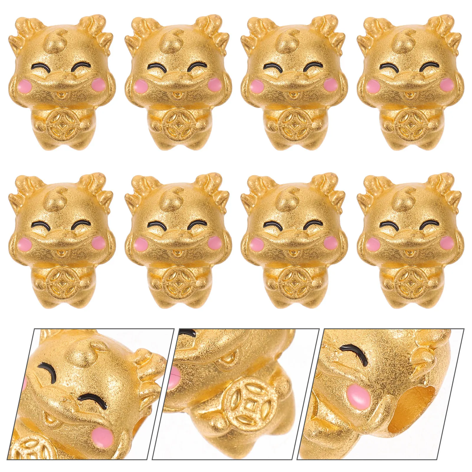 8 шт. бусин-разделителей в форме дракона, рассыпные бусины для рукоделия, аксессуары для изготовления ожерелий и браслетов
8 шт. бусин-разделителей в форме дракона, рассыпные бусины для рукоделия, аксессуары для изготовления ожерелий и браслетов