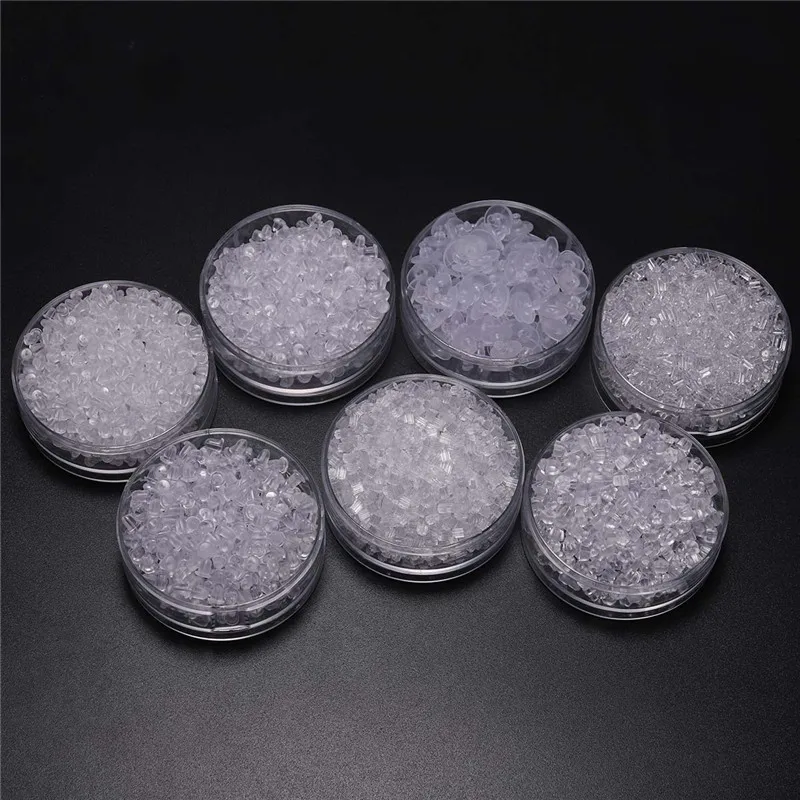 120-1000P A Box Rubber Earring Back Silicone Ear Plug Blocked Caps Earrings Back Stoppers DIY Parts Jewelry Findings Making
120-1000P A Box Rubber Earring Back Silicone Ear Plug Blocked Caps Earrings Back Stoppers DIY Parts Jewelry Findings Making