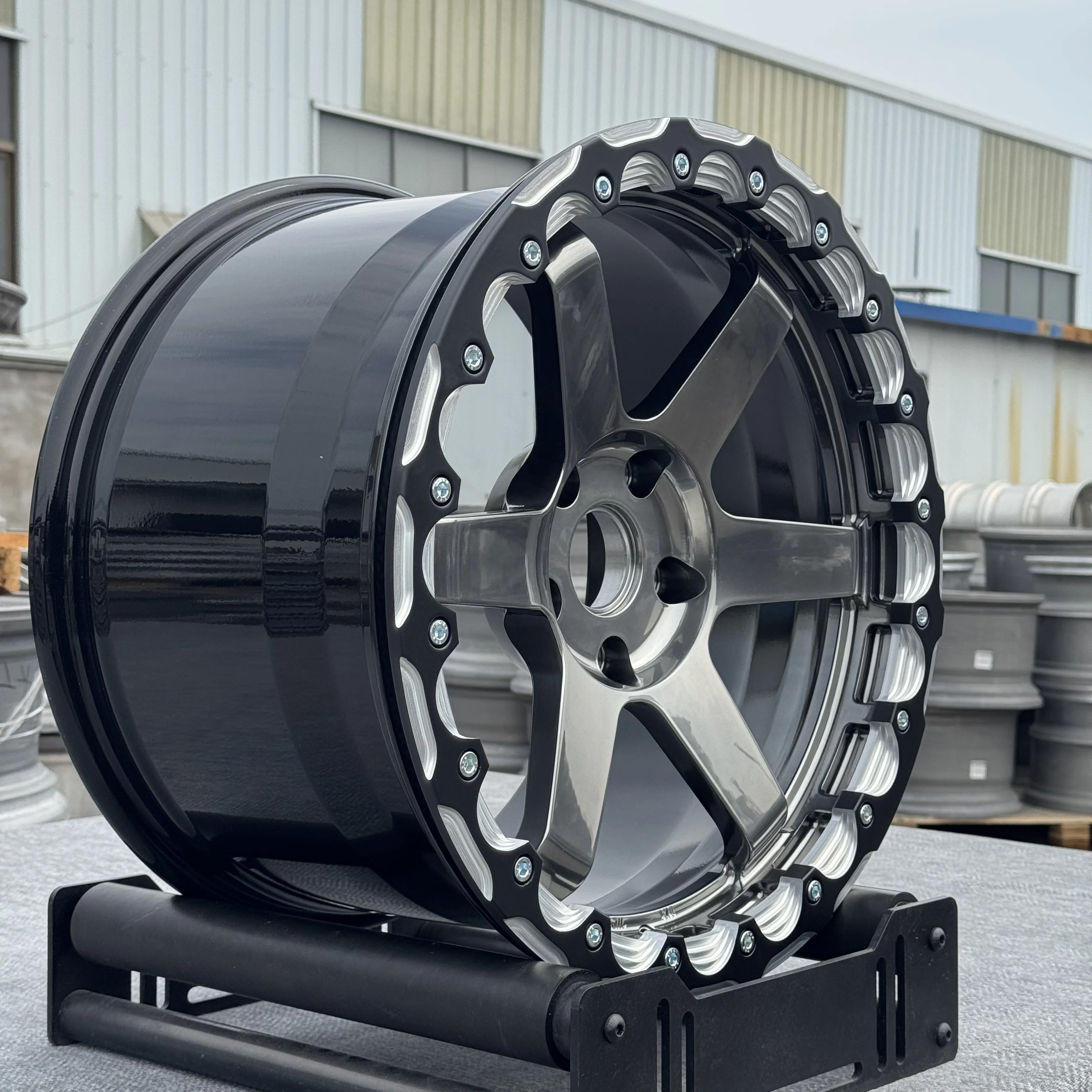 Forged 5X112 Beadlock Wheels For BMW Dodge Challenger SRT Hellcat Rims 17 18 19 Inch Custom Monoblock Alloy Car Wheels
Forged 5X112 Beadlock Wheels For BMW Dodge Challenger SRT Hellcat Rims 17 18 19 Inch Custom Monoblock Alloy Car Wheels