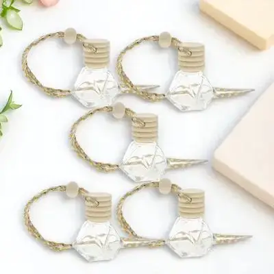 5 Pcs Bottle Car Diffuser Empty Aromatherapy Essential Oil Scented Hanging Suspending Perfume Container Reusable Small Glass
5 Pcs Bottle Car Diffuser Empty Aromatherapy Essential Oil Scented Hanging Suspending Perfume Container Reusable Small Glass