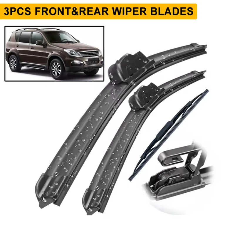 Wiper Front & Rear Wiper Blades Set Kit For Ssangyong Rexton MK1 2002 - 2017 Windshield Windscreen Window 20"+20"+14"
Wiper Front & Rear Wiper Blades Set Kit For Ssangyong Rexton MK1 2002 - 2017 Windshield Windscreen Window 20"+20"+14"