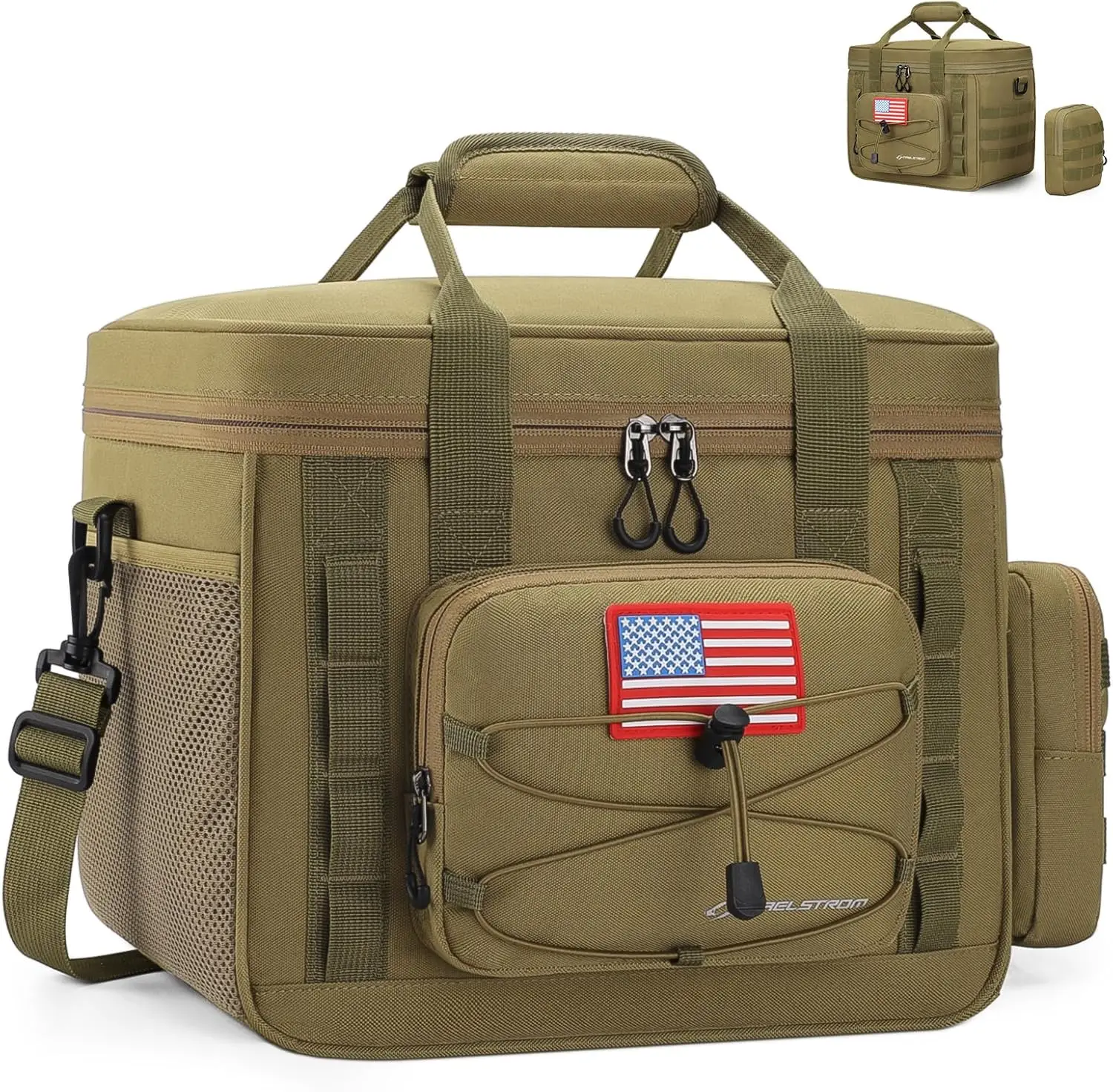 Insulated Lunch Bag 15L, Leakproof Cooler Tote for Work Picnic, 20 Cans, Khaki
Insulated Lunch Bag 15L, Leakproof Cooler Tote for Work Picnic, 20 Cans, Khaki