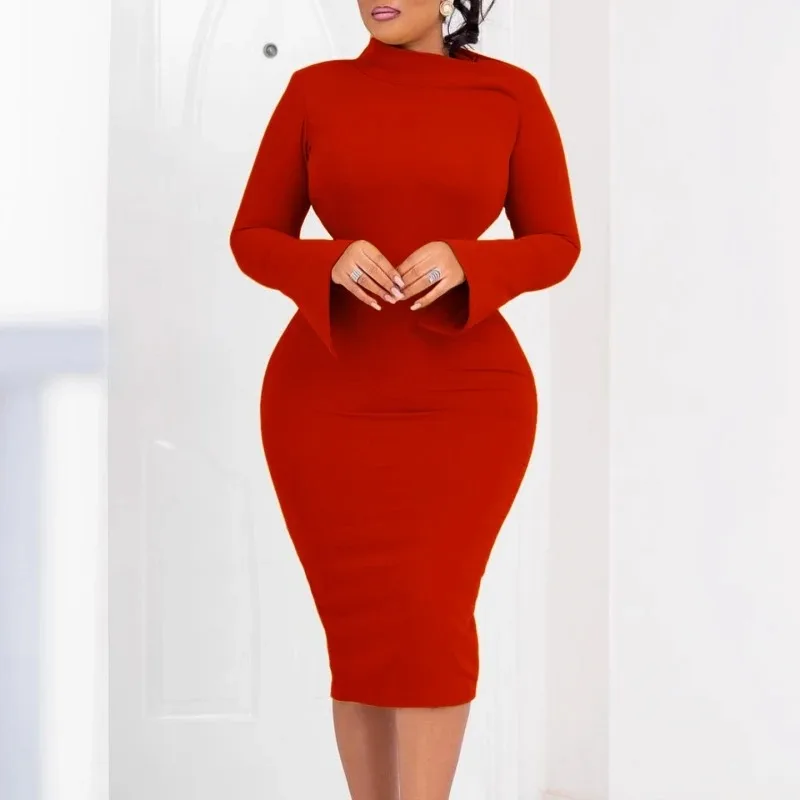 2023 Winter Autumn Dress Ladies Women Casual Slim Office Dress Retro Elegant O-Neck High Waist Long Sleeve Party Pencil Dress
2023 Winter Autumn Dress Ladies Women Casual Slim Office Dress Retro Elegant O-Neck High Waist Long Sleeve Party Pencil Dress