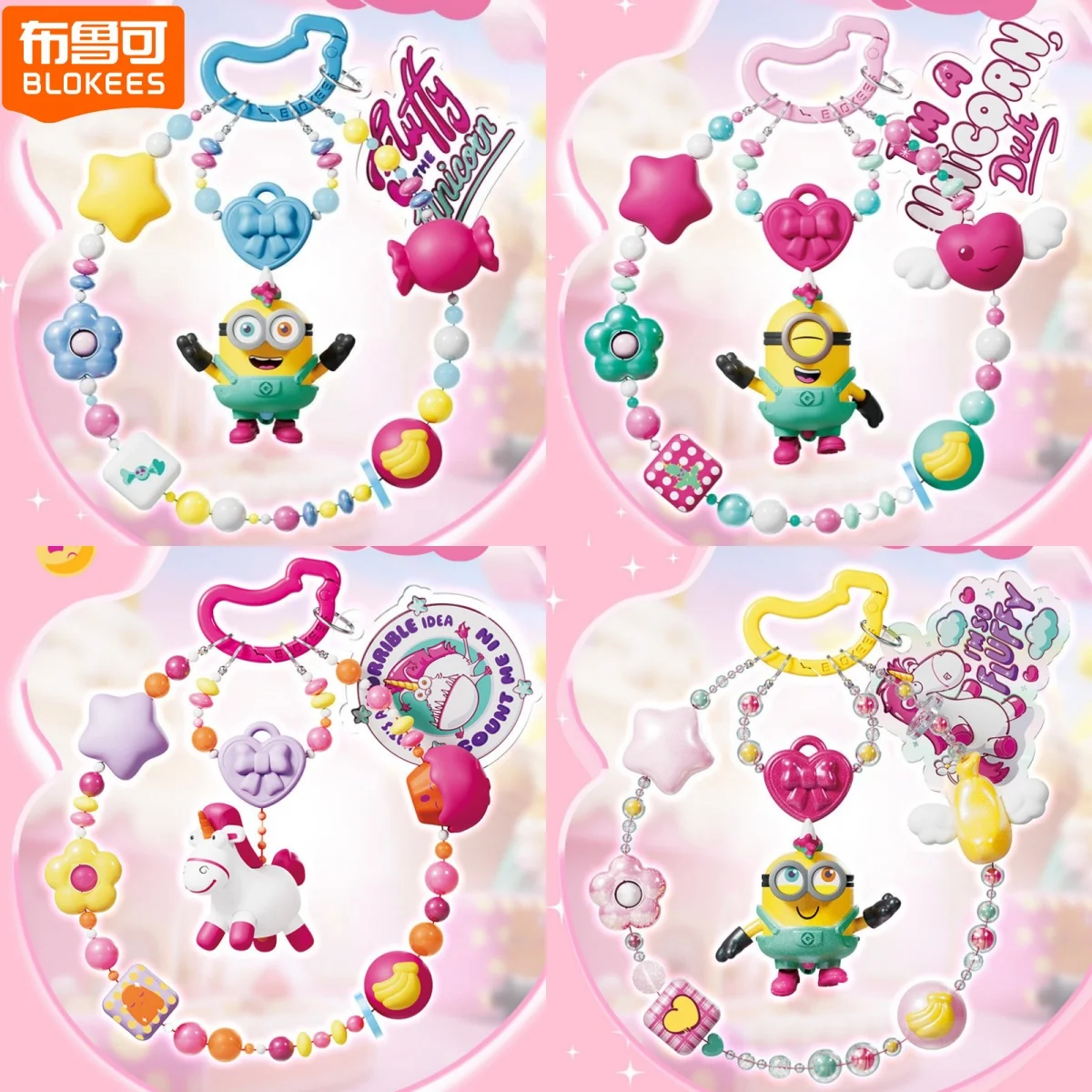 Original Blokees Minions Daadoos Art Series 01 - Fluffy Dreams Blind Box Diy Assembly Pendant Bracelet Collect Toy Birthday Gift
Original Blokees Minions Daadoos Art Series 01 - Fluffy Dreams Blind Box Diy Assembly Pendant Bracelet Collect Toy Birthday Gift