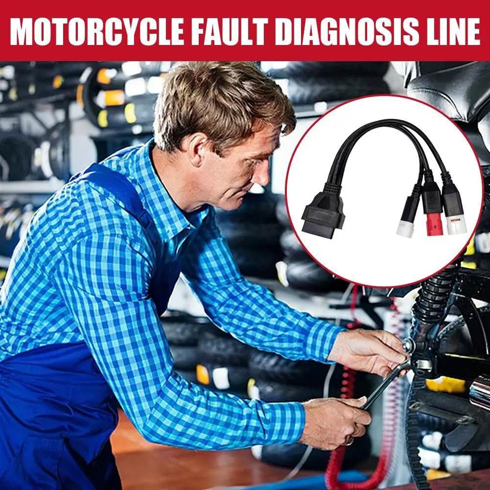 Motorcycle Fault Diagnosis Line 16PIN OBD2 Adapter Cable Multi Interface Diagnostic Tool For Yamaha Motorcycle 1-to-3 Conne G2X9
Motorcycle Fault Diagnosis Line 16PIN OBD2 Adapter Cable Multi Interface Diagnostic Tool For Yamaha Motorcycle 1-to-3 Conne G2X9