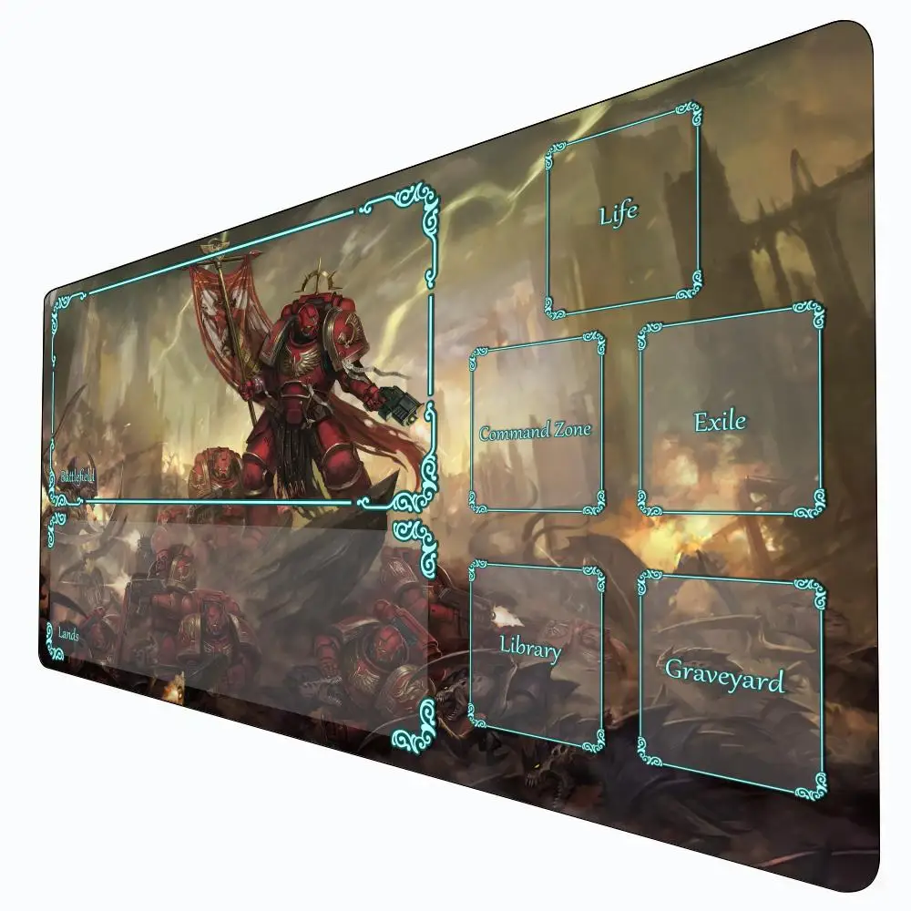 Magic Card Gaming Mat with zone Red War Armor Legion mtg playmat desk mat Commander Playmat suitable for game gathering
Magic Card Gaming Mat with zone Red War Armor Legion mtg playmat desk mat Commander Playmat suitable for game gathering