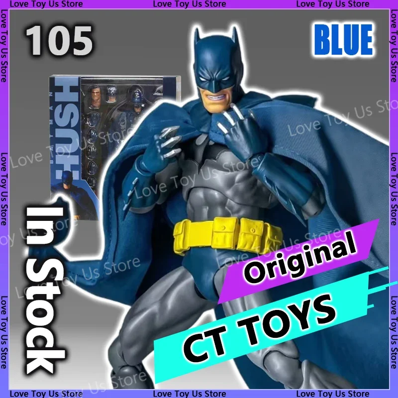 New CT Toys Batman Hush Blue Version Mafex 105 Bat Man Black Version Dc Anime Action Figure Figurine Model Statue Gifts Toys
New CT Toys Batman Hush Blue Version Mafex 105 Bat Man Black Version Dc Anime Action Figure Figurine Model Statue Gifts Toys