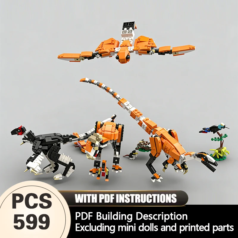 Creators Animal Series Model MOC Building Bricks Dinosaurs Bundle Modular Technology Gifts Holiday Assemble Children Toys Suit
Creators Animal Series Model MOC Building Bricks Dinosaurs Bundle Modular Technology Gifts Holiday Assemble Children Toys Suit