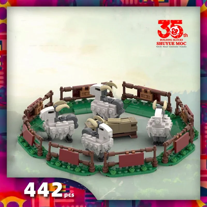 SyMOC Wild Breath game scene Building Blocks Set For Kingdom Tears legend Bricks Kid Toys Children Gifts Goat Pen
SyMOC Wild Breath game scene Building Blocks Set For Kingdom Tears legend Bricks Kid Toys Children Gifts Goat Pen