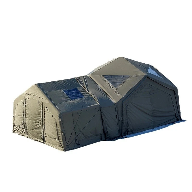 Junction station, hexagonal army green, overnight, accommodation, camping, module, inflatable tent
Junction station, hexagonal army green, overnight, accommodation, camping, module, inflatable tent