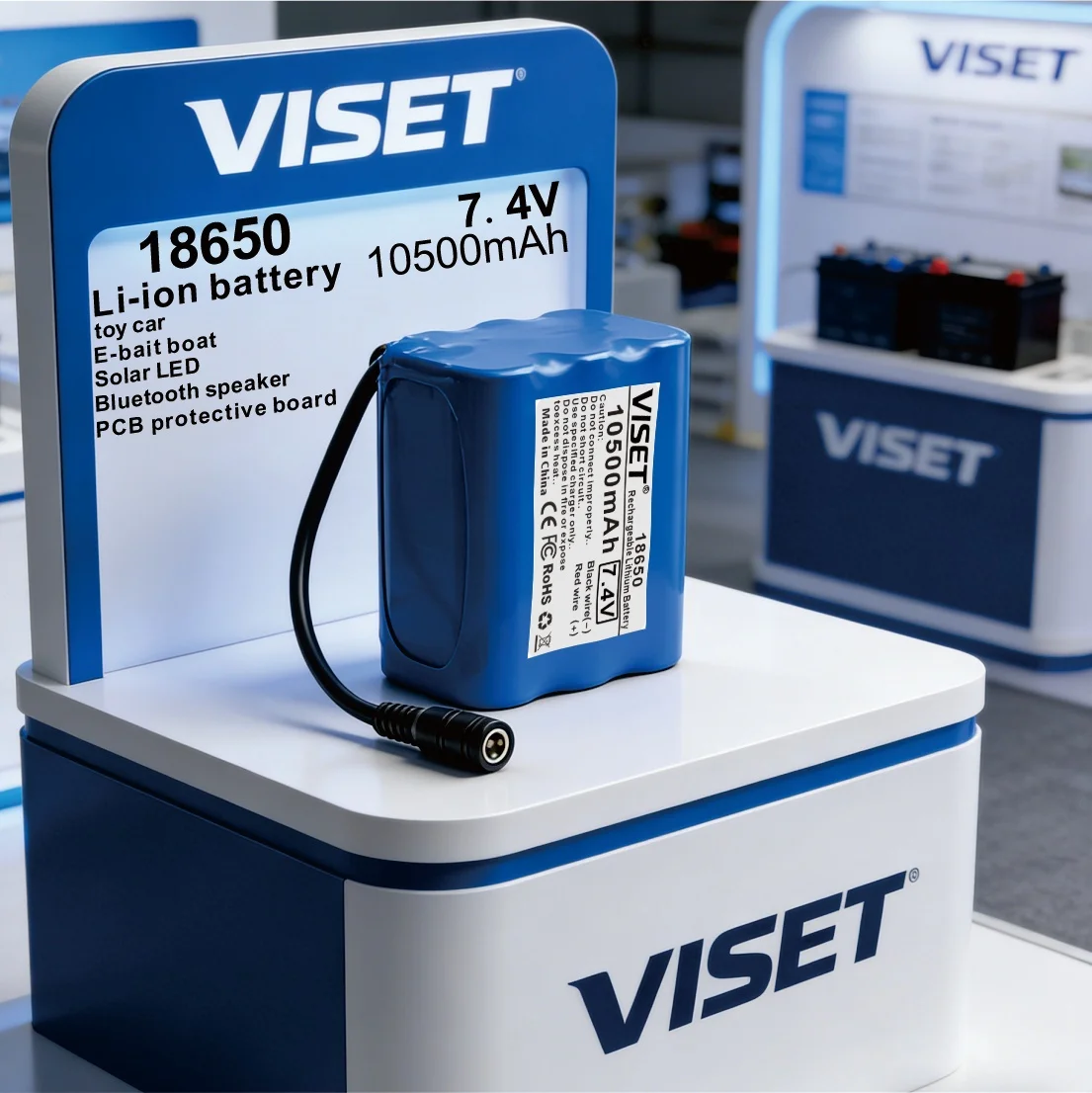 Литий-ионный перезаряжаемый аккумулятор 2026 VISET 7.4V 18650 10500мАч с проводами и платой защиты (PCB) для Bluetooth-колонок, игрушечных машинок, лодок для рыбалки с приманкой
Литий-ионный перезаряжаемый аккумулятор 2026 VISET 7.4V 18650 10500мАч с проводами и платой защиты (PCB) для Bluetooth-колонок, игрушечных машинок, лодок для рыбалки с приманкой
