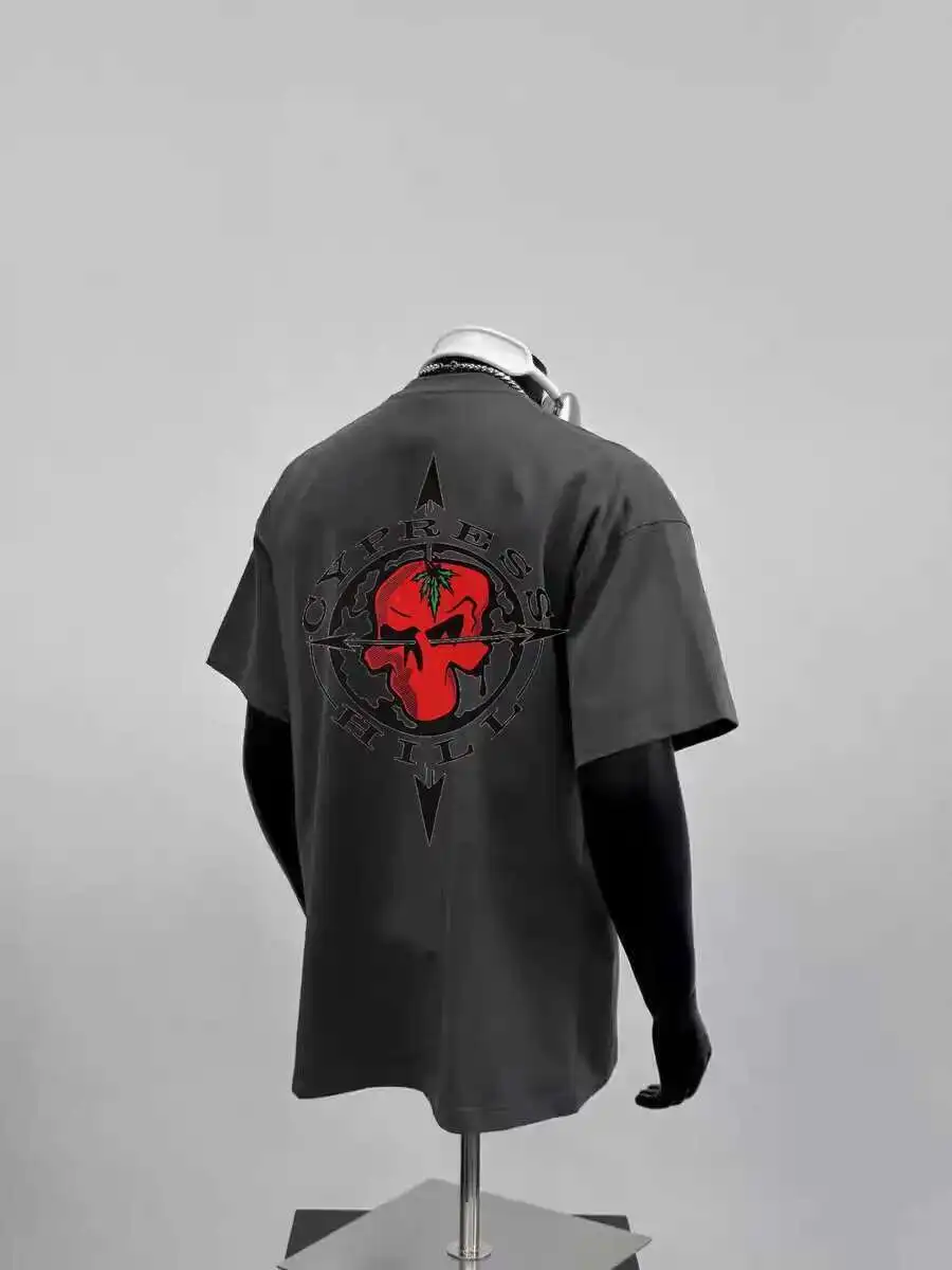 Man Pirnt T-shirt Overseas~Counter Oversize T-shirt Rock Band Loose Short Sleeve Men's And Women's Trendy Brand
Man Pirnt T-shirt Overseas~Counter Oversize T-shirt Rock Band Loose Short Sleeve Men's And Women's Trendy Brand