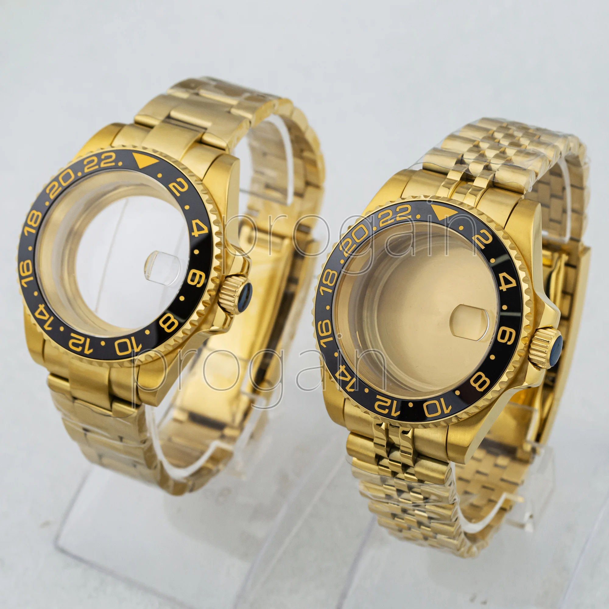 40mm Watch Case Oyster Strap Sapphire Crystal 10ATM Waterproof NH35 Case For NH35 NH36 Nh34 Automatic Movement Gold Case
40mm Watch Case Oyster Strap Sapphire Crystal 10ATM Waterproof NH35 Case For NH35 NH36 Nh34 Automatic Movement Gold Case