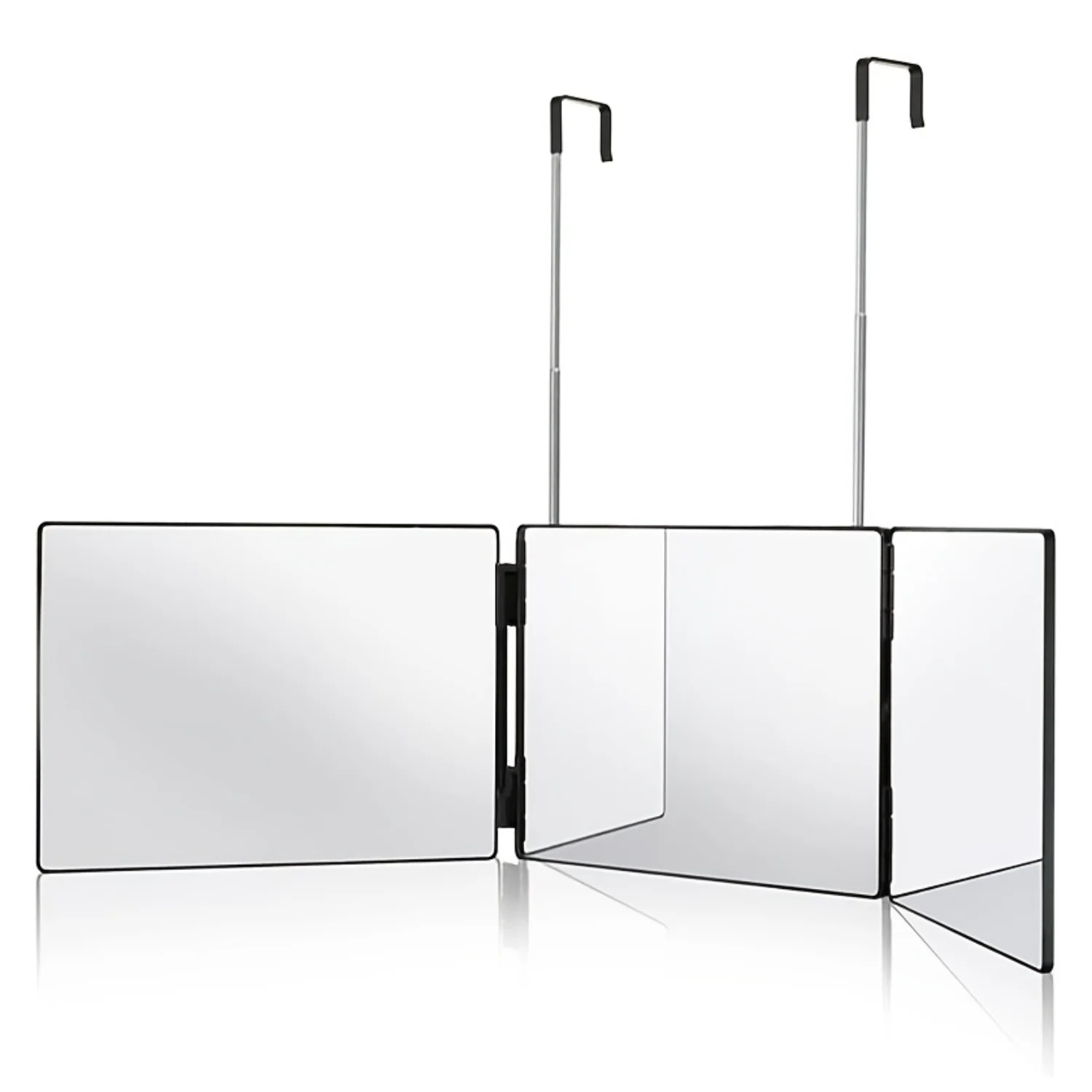 ° 3 Way Mirror for Self Hair Cutting with - Height Adjustable Tirfold Makeup Mirror for Shaving - Easy Hair Styling and Groomi
° 3 Way Mirror for Self Hair Cutting with - Height Adjustable Tirfold Makeup Mirror for Shaving - Easy Hair Styling and Groomi