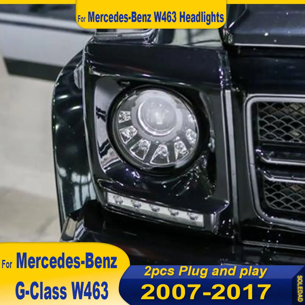 Для Mercedes-Benz W463 автомобильные фары G63 G65 G55 G500 G350 2007-2017 полностью светодиодные фары в сборе, комплект аксессуаров для линз проектора
Для Mercedes-Benz W463 автомобильные фары G63 G65 G55 G500 G350 2007-2017 полностью светодиодные фары в сборе, комплект аксессуаров для линз проектора