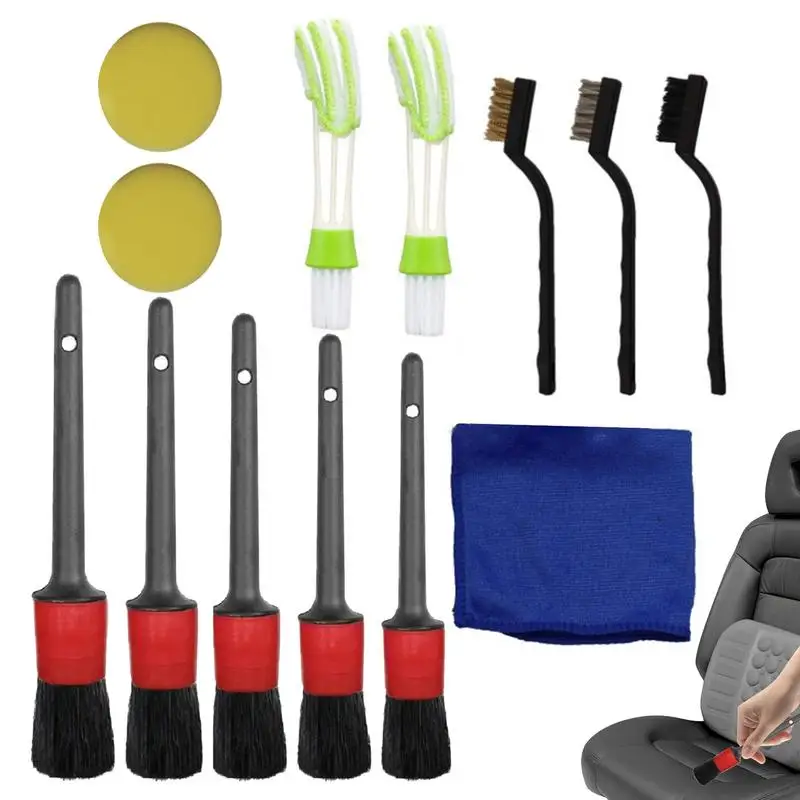 Car Detailing Brushes Set Car Wash Brush Car Cleaning Brushes Sponges Towels For Car Air Vents Rim Cleaning Dirt Dust Clean Tool
Car Detailing Brushes Set Car Wash Brush Car Cleaning Brushes Sponges Towels For Car Air Vents Rim Cleaning Dirt Dust Clean Tool