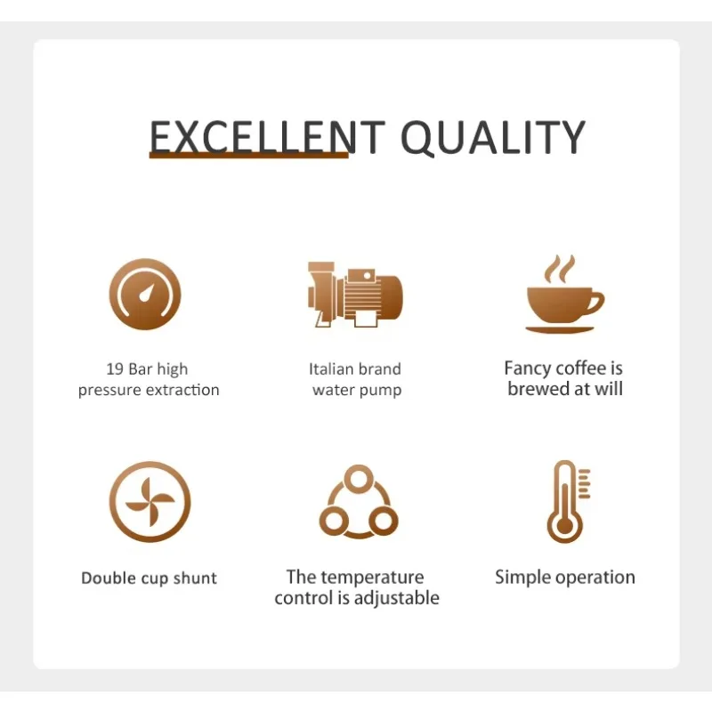 Fully Automatic Multiple-beverage Touch Screen Hot-selling Intelligence Espresso Coffee Maker Machine
Fully Automatic Multiple-beverage Touch Screen Hot-selling Intelligence Espresso Coffee Maker Machine