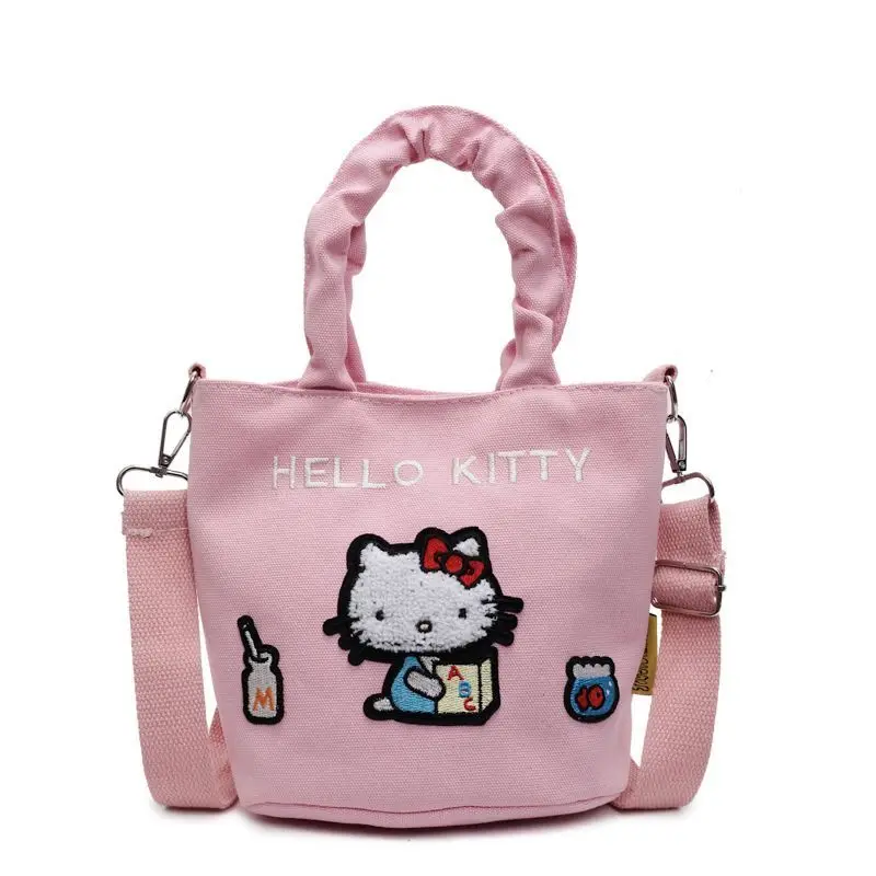 Sanrio Hello Kitty Cute Cartoon Canvas Bag Women Spring Summer 2025 New Portable Bucket Bag Casual Versatile Trend Crossbody Bag
Sanrio Hello Kitty Cute Cartoon Canvas Bag Women Spring Summer 2025 New Portable Bucket Bag Casual Versatile Trend Crossbody Bag