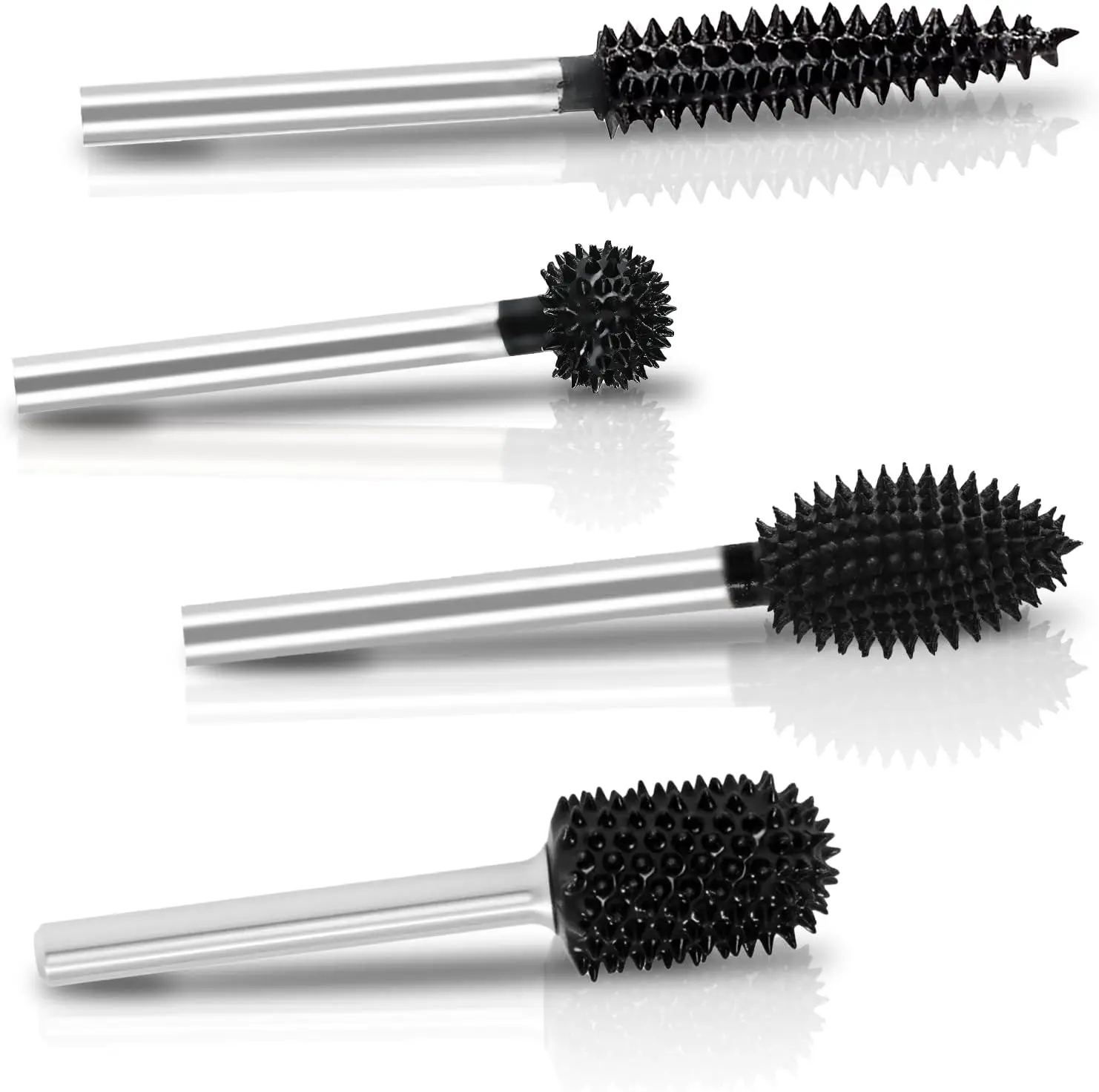 4Pcs Rotary Burr Set 1/8" Shank Carving Bits Very Coarse For Fast Wood Rubber Plastic Fit Dremel Milwaukee Bosch Rotary
4Pcs Rotary Burr Set 1/8" Shank Carving Bits Very Coarse For Fast Wood Rubber Plastic Fit Dremel Milwaukee Bosch Rotary