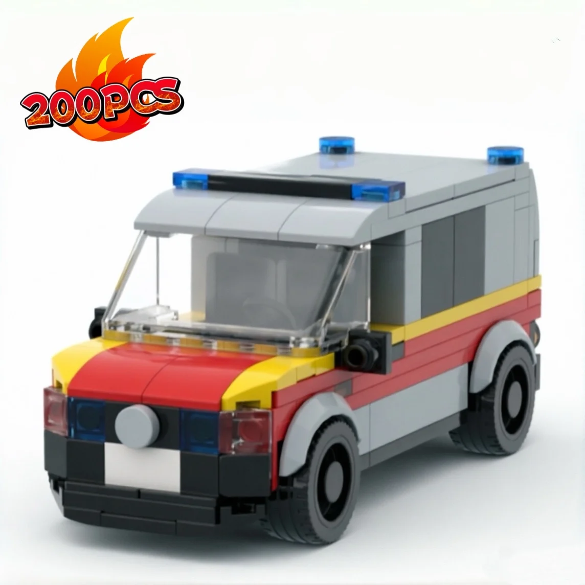 MOC Rail Emergency Service Car Building Block Toy (200 Pieces) – Creative Birthday / Christmas Gift for Boys, Item No. 180387
MOC Rail Emergency Service Car Building Block Toy (200 Pieces) – Creative Birthday / Christmas Gift for Boys, Item No. 180387