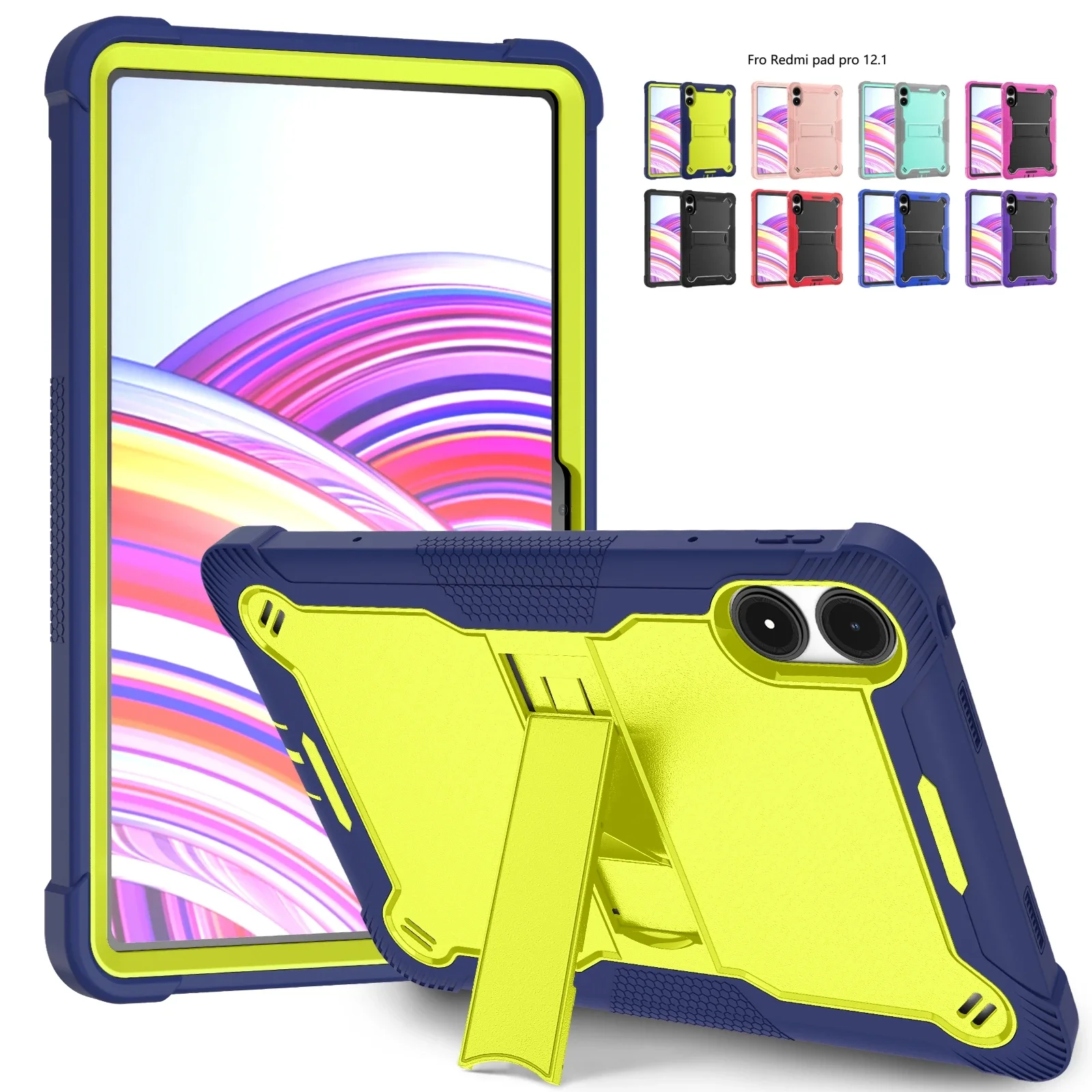 Armor Case for Xiaomi Redmi pad Pro 12.1 inch 2024 POCO Pad 12.1" Kids Tablet Cover Hard PC Stand Shockproof Shell Kickstand
Armor Case for Xiaomi Redmi pad Pro 12.1 inch 2024 POCO Pad 12.1" Kids Tablet Cover Hard PC Stand Shockproof Shell Kickstand