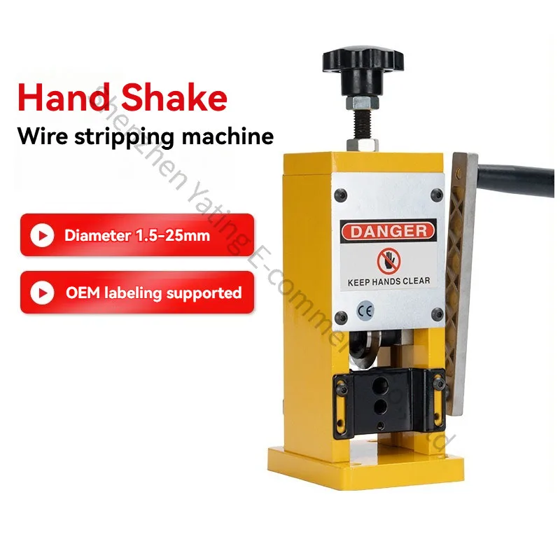 Hand Cranked Wire Stripping Machine for Removing Waste Copper Wire and Old Wires Professional Stripping Machine
Hand Cranked Wire Stripping Machine for Removing Waste Copper Wire and Old Wires Professional Stripping Machine