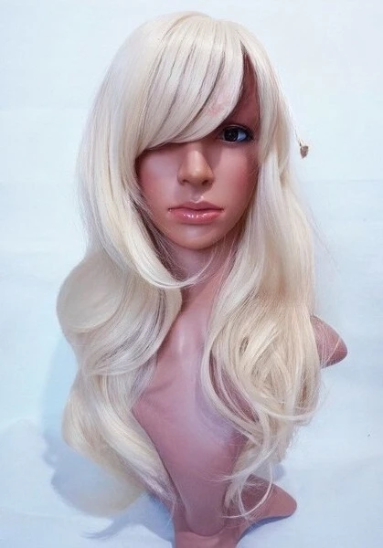 W85 Bleach Platinum Blonde Long Wavy Ladies Wig Skin Top Natural Look studio7-uk
W85 Bleach Platinum Blonde Long Wavy Ladies Wig Skin Top Natural Look studio7-uk