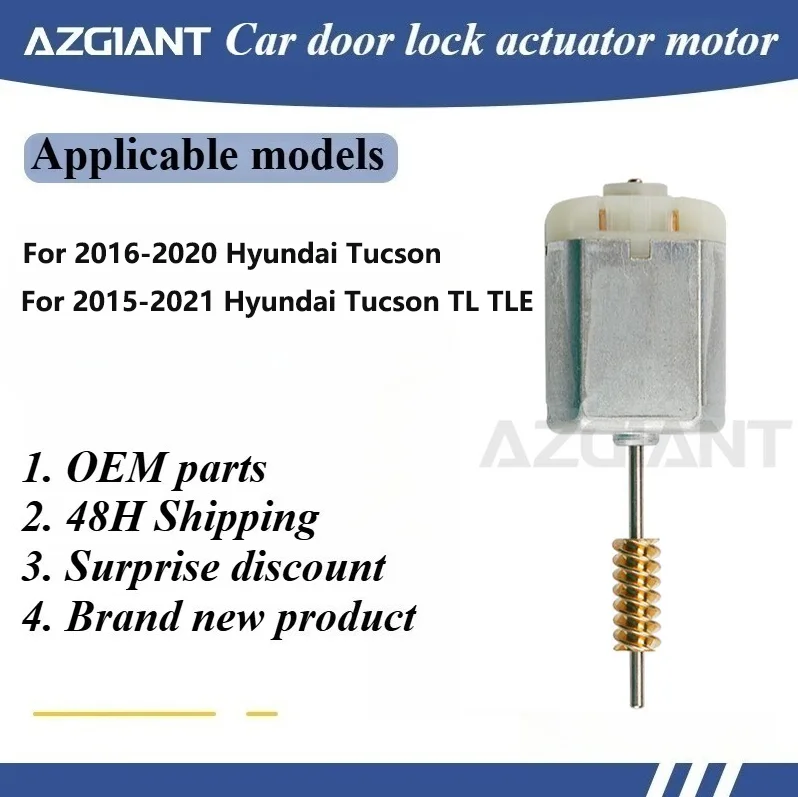 AZGIANT for Front/Rear Door Lock Latch Actuator Left/Right Hyundai Tucson/Tucson TL TLE micro carbon brush motor carro auto
AZGIANT for Front/Rear Door Lock Latch Actuator Left/Right Hyundai Tucson/Tucson TL TLE micro carbon brush motor carro auto
