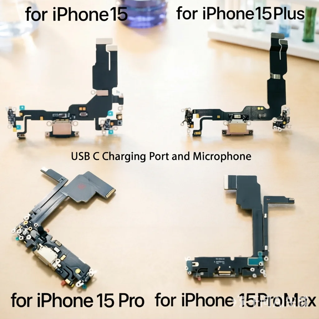 Charging Port Flex Cable for iPhone 15 15 Pro Max Plus 15Pro 15ProMax USB Charger Dock Connector With Microphone Ribbon Repair
Charging Port Flex Cable for iPhone 15 15 Pro Max Plus 15Pro 15ProMax USB Charger Dock Connector With Microphone Ribbon Repair