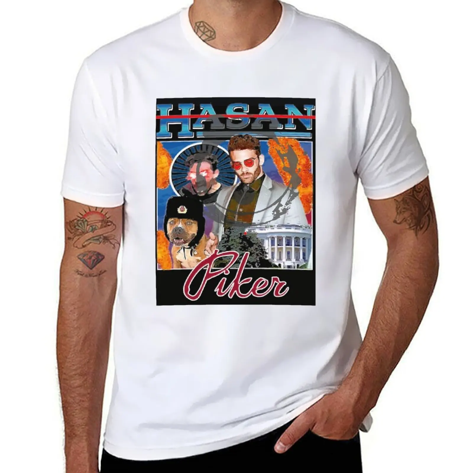 Journalist Hasan Piker Retro Style Limited Edition T-Shirt man t shirt graphic man t shirts for men casual T-Shirt
Journalist Hasan Piker Retro Style Limited Edition T-Shirt man t shirt graphic man t shirts for men casual T-Shirt