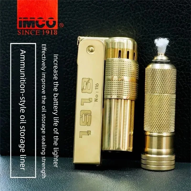 2026 Original IMCO 6700 Lighter – Solid Brass Body with Bullet Engraving, , Vintage Jet Flame Windproof Pocket Lighter for Men
2026 Original IMCO 6700 Lighter – Solid Brass Body with Bullet Engraving, , Vintage Jet Flame Windproof Pocket Lighter for Men