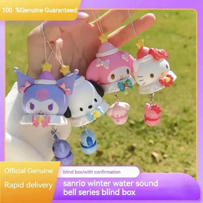 Оригинальные зимние колокольчики Sanrio со звуком воды, реальные украшения ручной работы, подарок для девочек, коллекция игрушек
Оригинальные зимние колокольчики Sanrio со звуком воды, реальные украшения ручной работы, подарок для девочек, коллекция игрушек