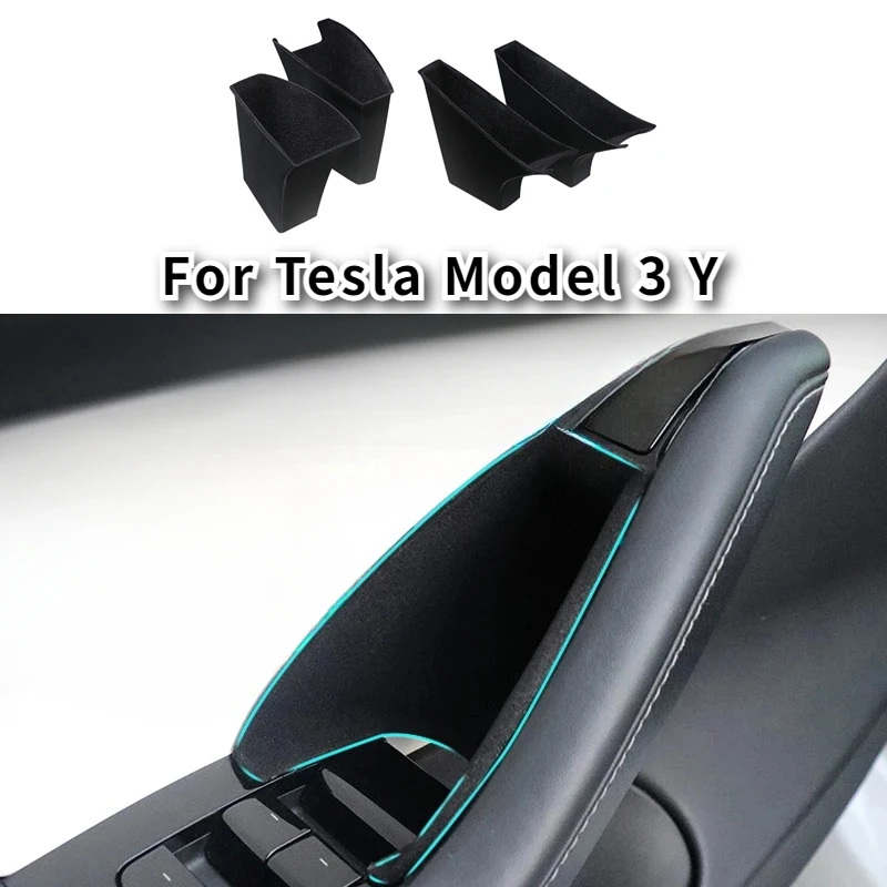 Ящик для хранения дверных ручек для Tesla Model 3Y, передняя и задняя дверная ручка, подлокотник, органайзер, ящик из АБС-пластика, аксессуары для салона автомобиля 
Ящик для хранения дверных ручек для Tesla Model 3Y, передняя и задняя дверная ручка, подлокотник, органайзер, ящик из АБС-пластика, аксессуары для салона автомобиля
