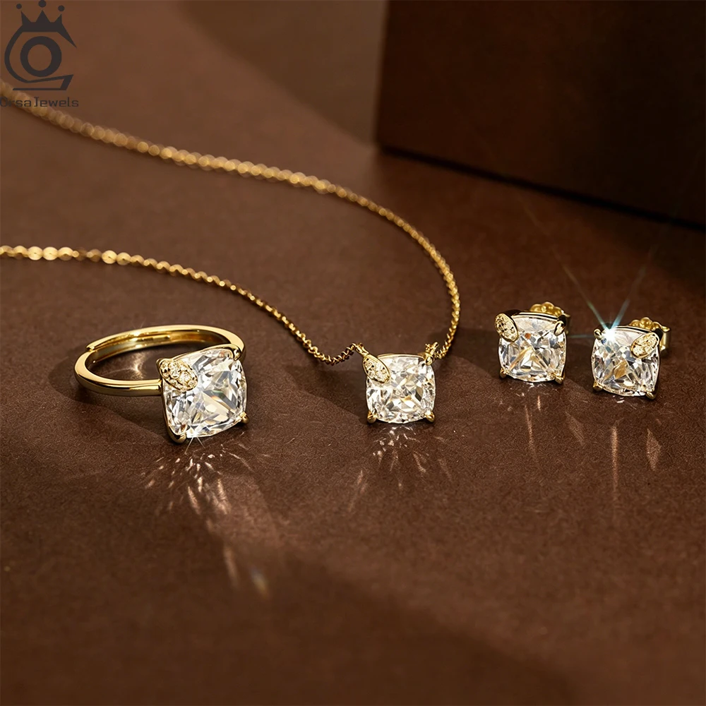 ORSA JEWELS Zircon Geometric Pendant Necklace 925 Sterling Silver 8A CZ Neck Choker Chain Birthday Christmas Jewelry Gift LZN29
ORSA JEWELS Zircon Geometric Pendant Necklace 925 Sterling Silver 8A CZ Neck Choker Chain Birthday Christmas Jewelry Gift LZN29
