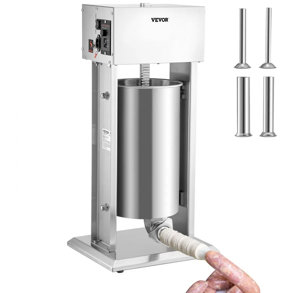 VEVOR 15L Variable Speed Electric Sausage Stuffer New Stainless Steel Sausage Maker with Core Engine Component
VEVOR 15L Variable Speed Electric Sausage Stuffer New Stainless Steel Sausage Maker with Core Engine Component
