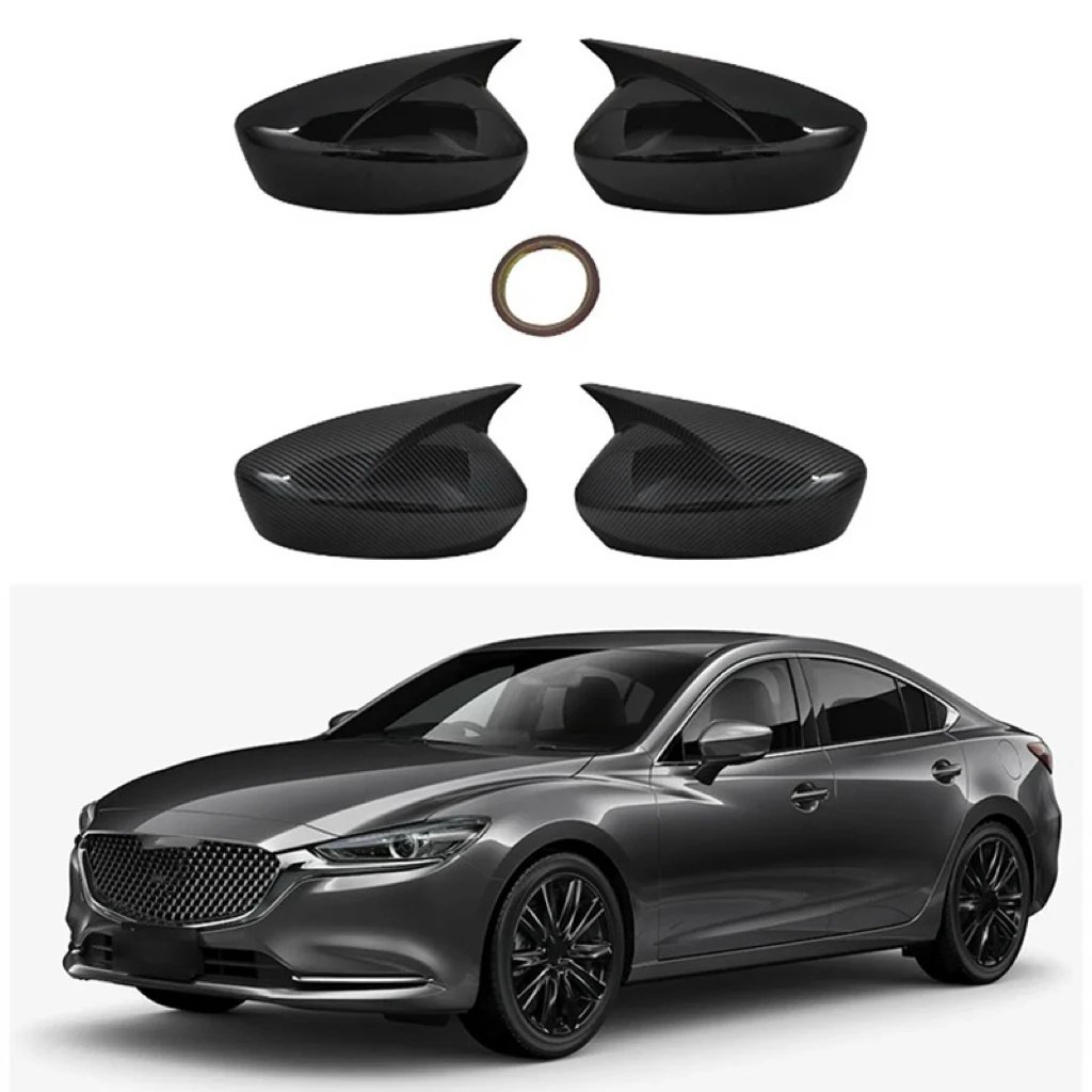 Car Rearview Side Mirror Cover For Mazda 6 Atenza 2018 2019 2020-2023 Wing Cap Exterior Door Housing Shell Trim ABS Carbon/Black
Car Rearview Side Mirror Cover For Mazda 6 Atenza 2018 2019 2020-2023 Wing Cap Exterior Door Housing Shell Trim ABS Carbon/Black
