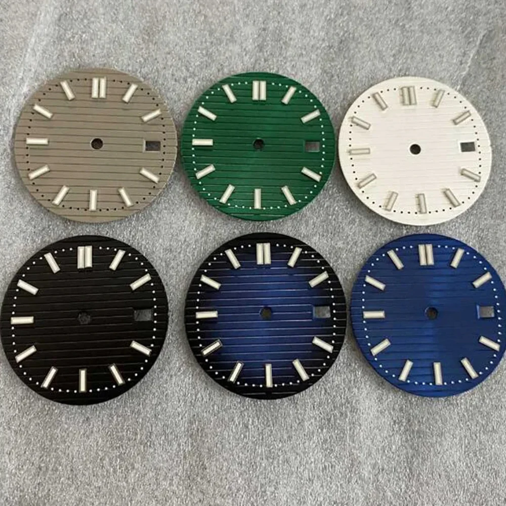 Watch Dial For NH35/NH36 Movement, 3D Nails Green Luminous, Watch Faces 30.5mm Dial NH35, 3.0 o'clock, Single Calendar
Watch Dial For NH35/NH36 Movement, 3D Nails Green Luminous, Watch Faces 30.5mm Dial NH35, 3.0 o'clock, Single Calendar