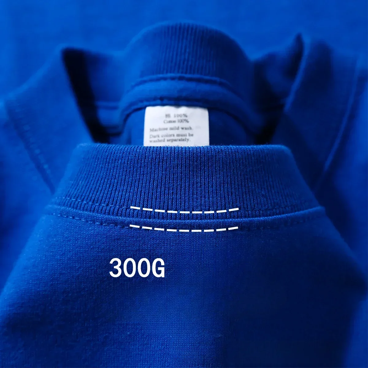 LIBIELIY Blue American Heavy Duty Short Sleeved T-shirt 300g Summer Round Neck Loose Half Sleeves Men's And Women's Bottom T-shi
LIBIELIY Blue American Heavy Duty Short Sleeved T-shirt 300g Summer Round Neck Loose Half Sleeves Men's And Women's Bottom T-shi