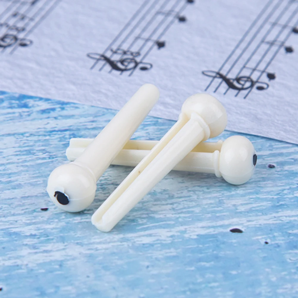 100Pcs Ballad Guitar Bridge Pins High Strength Vintage Look String Pegs for Stable Sound Quality Upgrade Accessories
100Pcs Ballad Guitar Bridge Pins High Strength Vintage Look String Pegs for Stable Sound Quality Upgrade Accessories