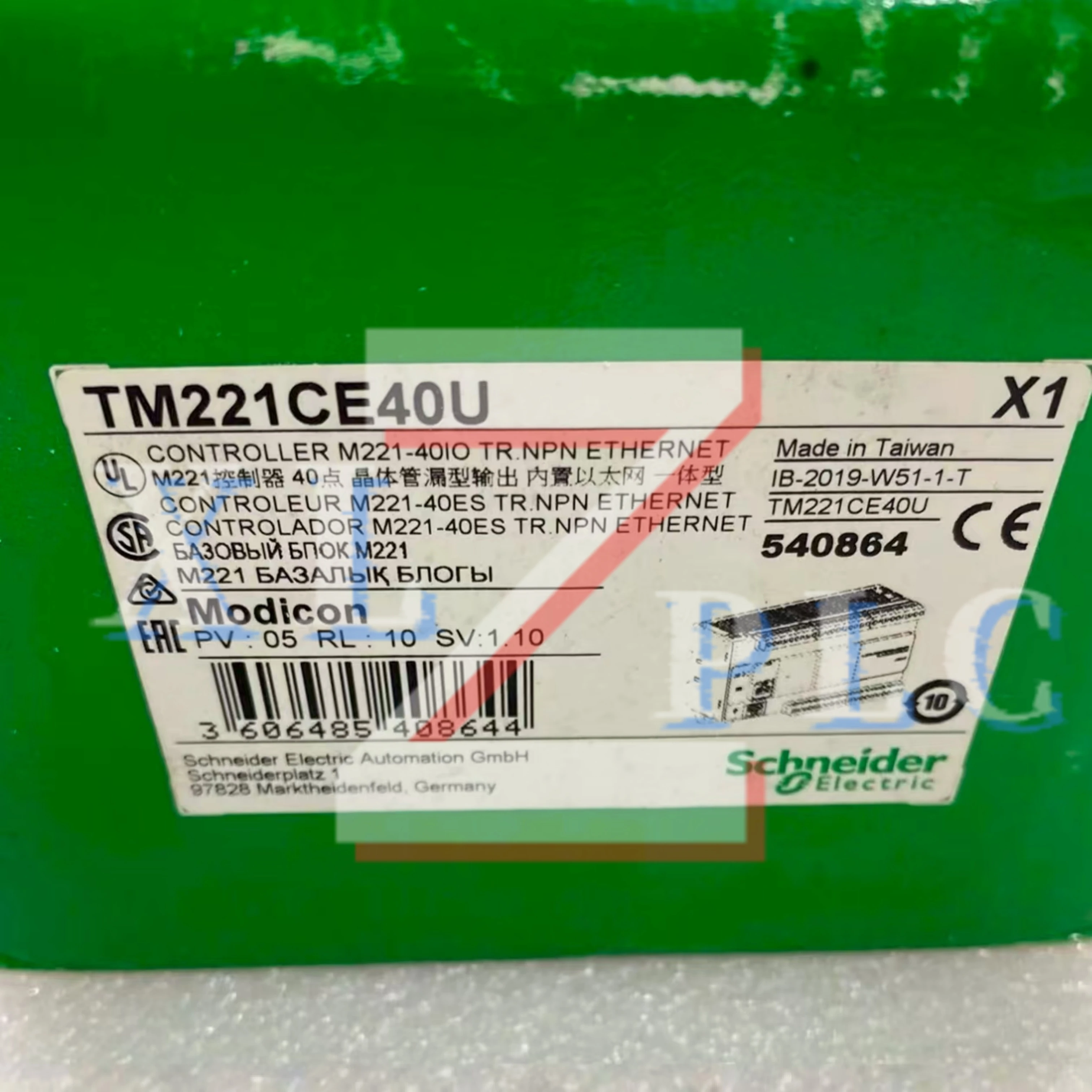 новый в наличии контроллер ПЛК TM221CE40U TM221M16R TM221ME16R TM221ME16T TM241C24R TM241C24T
новый в наличии контроллер ПЛК TM221CE40U TM221M16R TM221ME16R TM221ME16T TM241C24R TM241C24T